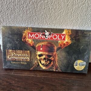 Monopoly Pirates of the Caribbean Collector's Edition Board Game New Sealed